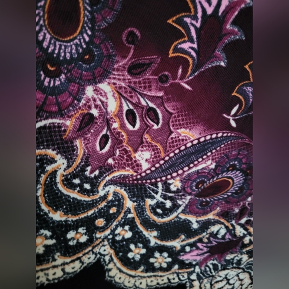 Printed corduroy circle skirt - Picture 7 of 8